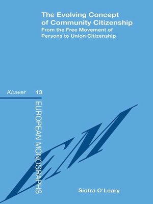 cover image of The Evolving Concept of Community Citizenship